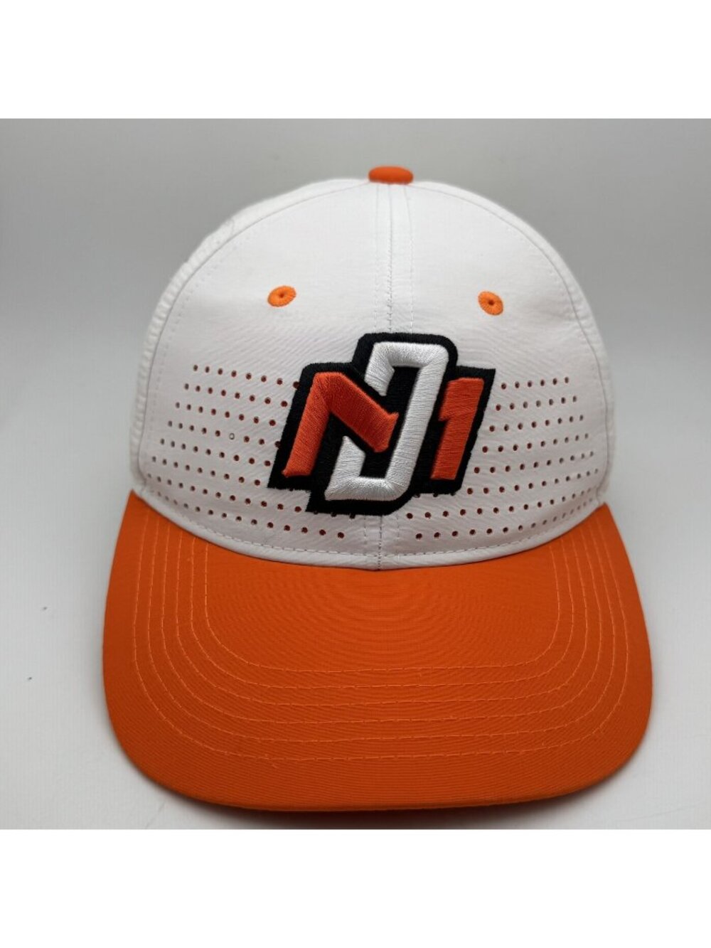 Moon Dogs Baseball Cap Hat Melonwear Orange White Performance Adjustable Strap